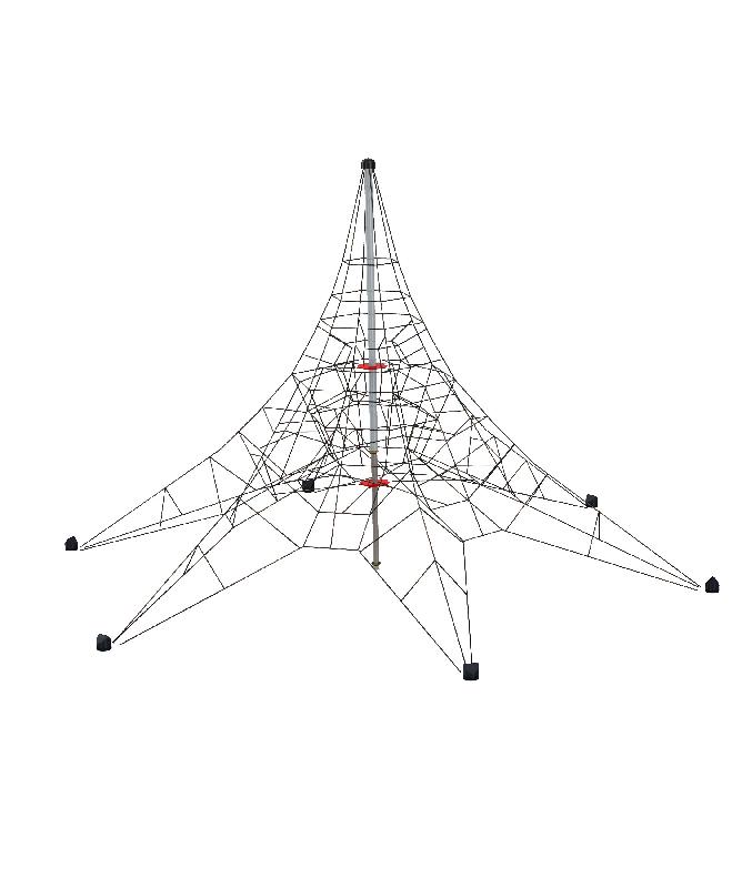 Jeux pyramide de cordes 6m. 5-12 ans - JXPRMDCRD-HS02_0