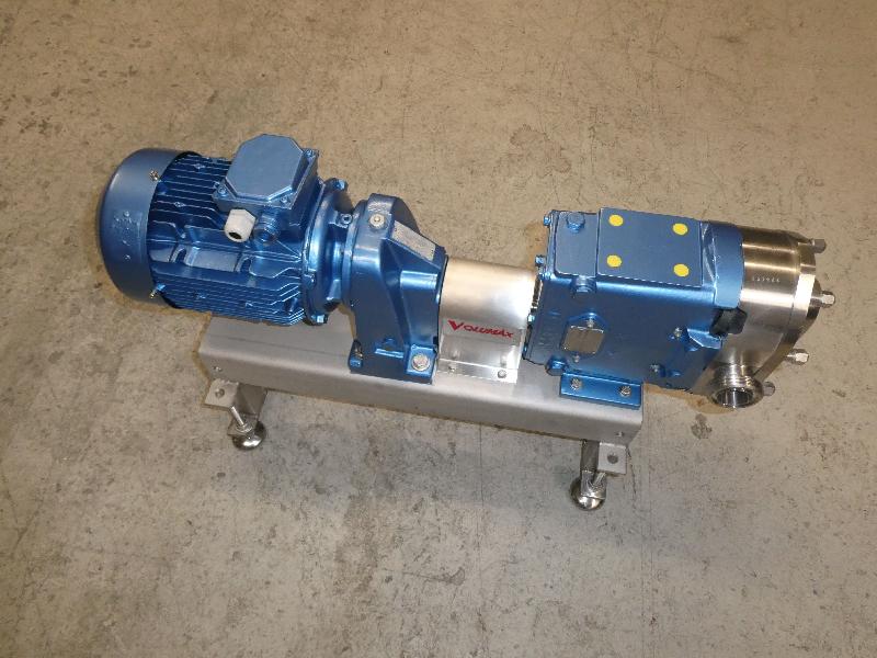 Pompe Volumax à lobes 5 bar - Débit 4000/4500 L/h - Type Waukesha 30 U2 - Occasion_0