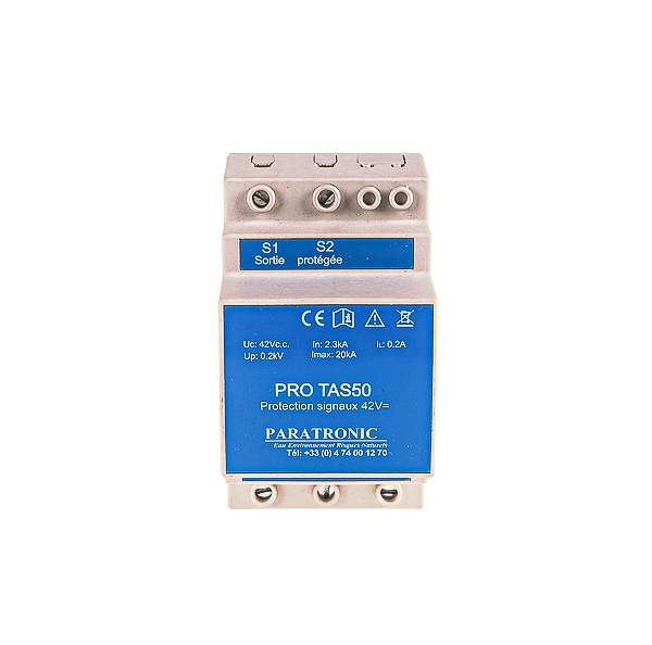 Protections foudre - Parafoudres et parasurtenseurs 48 V - Boîtier 3 modules pour rail DIN_0