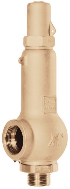 Soupape de sécurité en bronze - Gamme 500B - H+Valves - Différents diamètres et plages de tarage_0