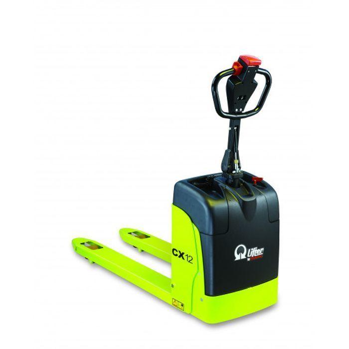 Transpalette électrique PRAMAC 1,2 tonne - Fourches 1150x520 mm - Hauteur réglable de 85 à 200 mm - Réf : 11575068_0