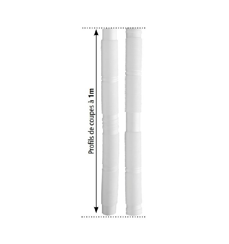 Tuyau flexible PP 60 Isotip Joncoux - Évacuation des fumées pour chaudière à condensation - Diamètre 60mm_0