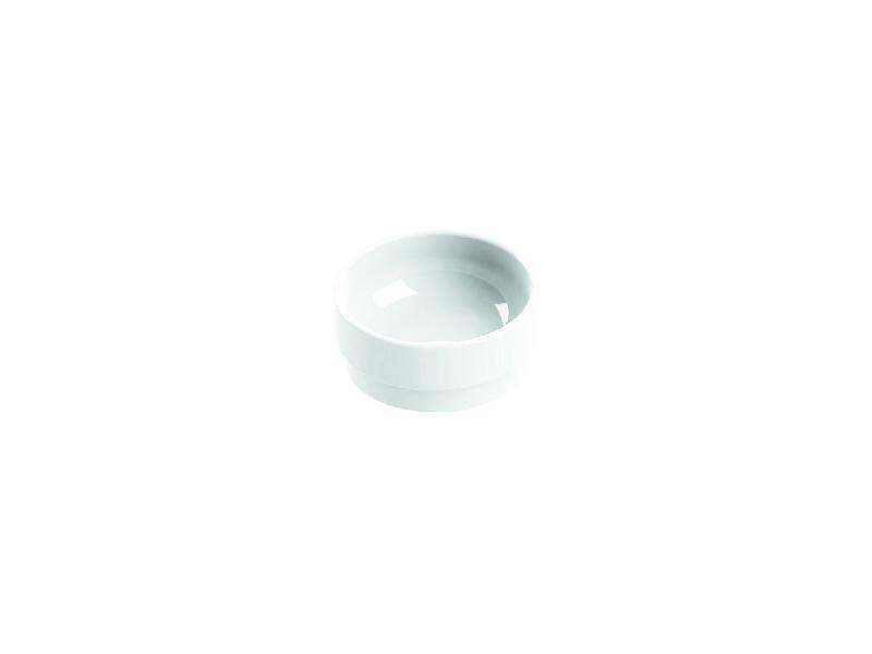 RAMEQUIN ROND BLANC PORCELAINE Ø 9,5 CM BRASSERIE ARIANE