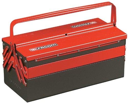 FACOM BT.13A - Caisse à outils 5 cases - Grand volume de rangement, 30 kg de charge utile_0