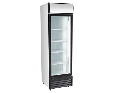 Armoire réfrigérée Aisi 304 - dimensions 1440x700x2070 mm - porte vitrée, froid positif 0/+10°C, capacité 360L_0
