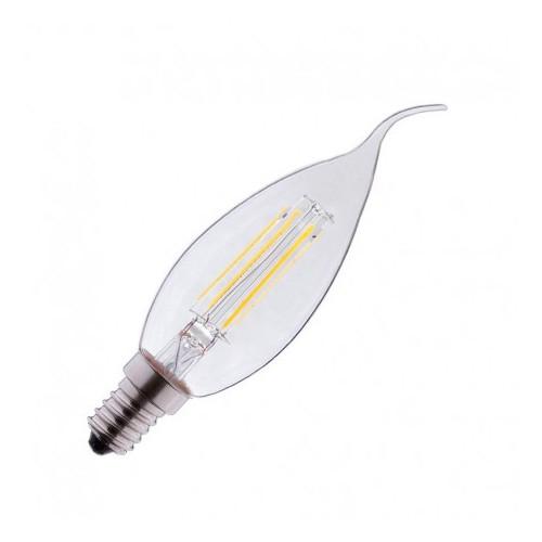Ampoule LED fil COB coup de vent - Culot E14 - 4W - 4000°K claire_0