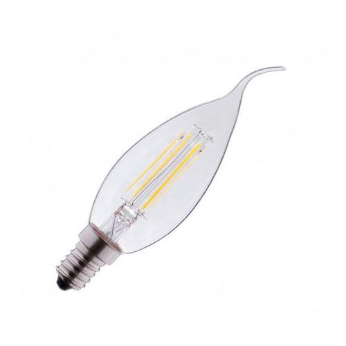 Ampoule led fil cob coup de vent e14 4w 4000°k claire_0