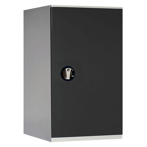 ARMOIRE BASSE 500 X 580 X HT 1000 GRIS CLAIR/ ANTHRACITE 7016 - ANJOU TOLERIE