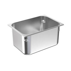 Bac Glacier inox AISI 304 - 360 x 250 hauteur 180 mm Anti Encastrement - Gastroland - 3701666006685_0