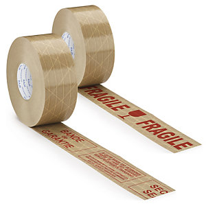 BANDE GOMMÉE ARMÉE AVEC MESSAGE 130 G/M²