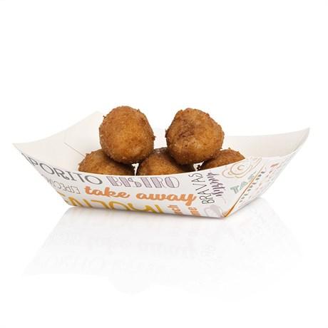 BARQUETTE 1200 G PAROLE 12X8.1X5X5 CM CARTON BLANC (VENDU PAR 100)