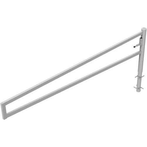 BARRIÈRE CARRÉ PIVOTANTE À BÉTONNER POUR CADENAS-3500MM - SCHAKE