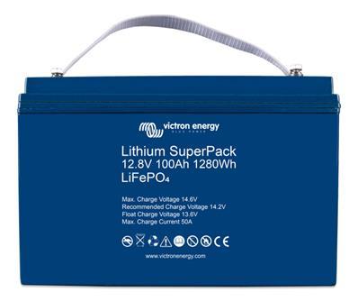Batterie lithium 12,8V 100Ah SuperPack Victron - BMS intégré - 5000 cycles et haute performance_0