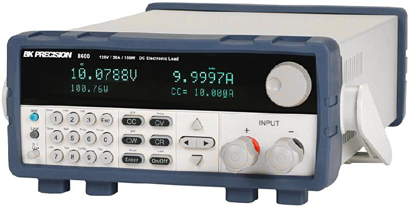 CHARGE ÉLECTRONIQUE DC PROGRAMMABLE, 250W, 120V/60A, USB, IEEE, RS-232 - BKPBK8601