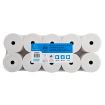 BOBINE POUR TICKETS DE CAISSE 80X72MM - 76M - 1 PLI THERMIQUE 48G/M2. - LOT DE 30