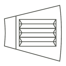 Bordure îlot directionnel I2 trapézoïdale CE 3.5 en béton - 12 kg - Teinte gris_0