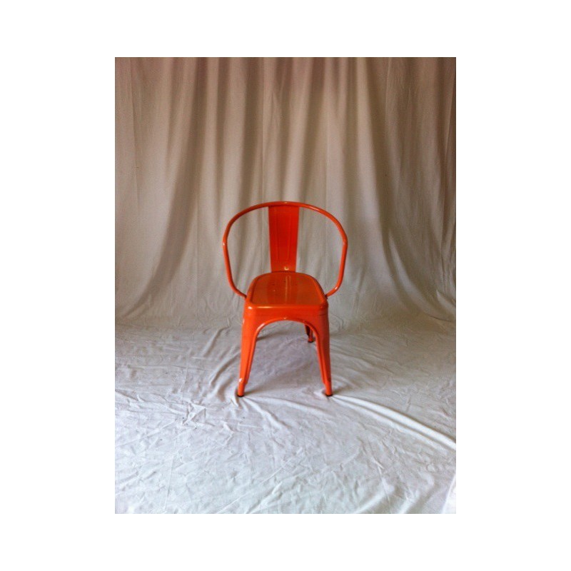 CHAISE METAL ORANGE