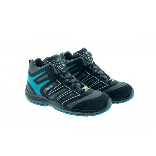 CHAUSSURES DE SÉCURITÉ HAUTES INDIANAPOLIS MID S3 ESD SRC - BLEU T47 ABOUTBLU