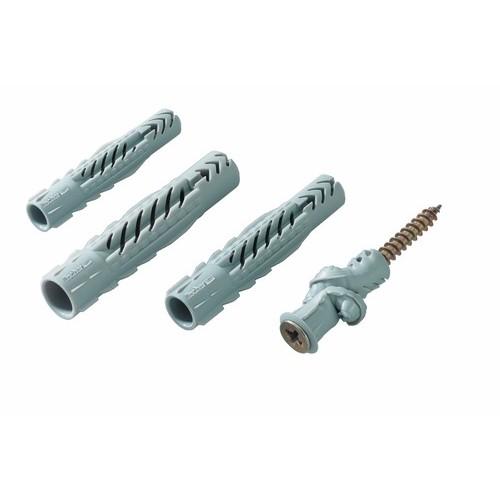 CHEVILLES NYLON AVEC COLLERETTE UX - DIAM 10 MM - 50 PIÈCES FISCHER