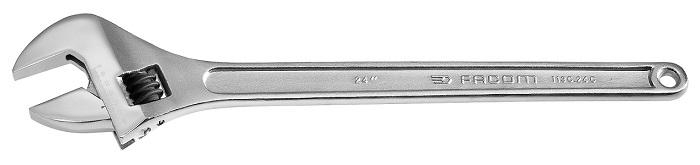 CLÉ À MOLETTE CHROMÉE 24'' D.62MM LONGUEUR 612MM - FACOM - 113C.24C