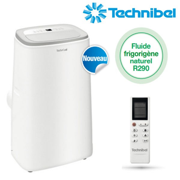 CLIMATISEUR MOBILE MONOBLOC IRO 3.5KW REVERSIBLE - TECHNIBEL IRO13PLUS