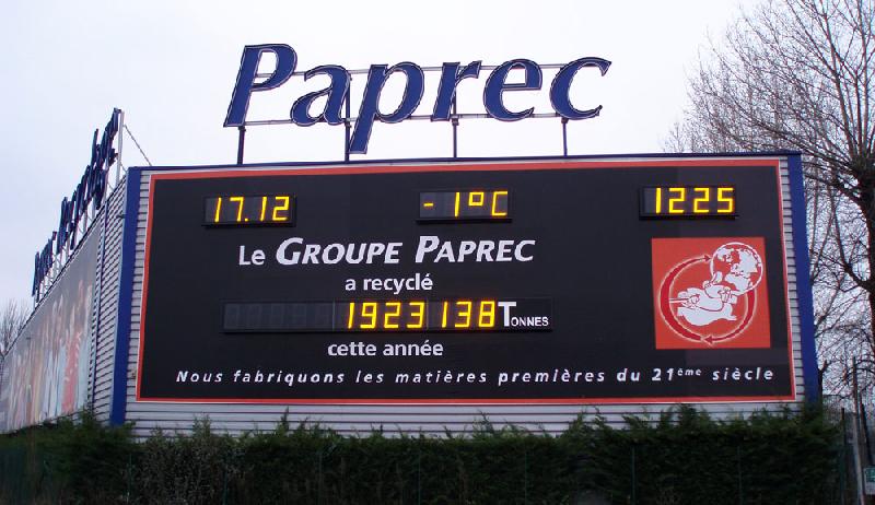 Compteur / décompteur - affichage LED - intérieur/extérieur - 4 digits, hauteur 80 à 1000 mm_0