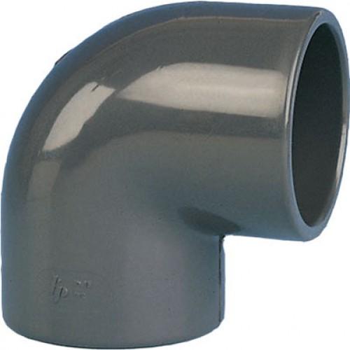 COUDE PVC PRESSION 90° FEMELLE / FEMELLE À COLLER Ø 20 BRICOZOR