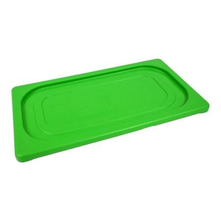 Couvercle Polypropylène Clippé GN 1/3 - HACCP Vert - Gastroland - vert plastique polypropylène 3701666009556_0