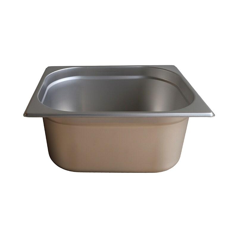 DBMARK - GNP12150-304/6 - (Lot de 6) - Bac Gastronorme 1/2 150 mm. - 0.8mm S/S304 - gris inox GNP12150-304/6_0