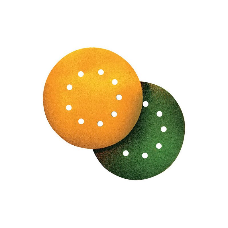 100 DISQUES ABRASIFS DIAMÈTRE 150MM 338U G500 - 6 TROUS - 3M - 1151116