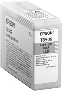 Epson - Cartouche d'encre pigmentaire light grey pour traceur SC-P800 - 80 ml (C13T850900)_0