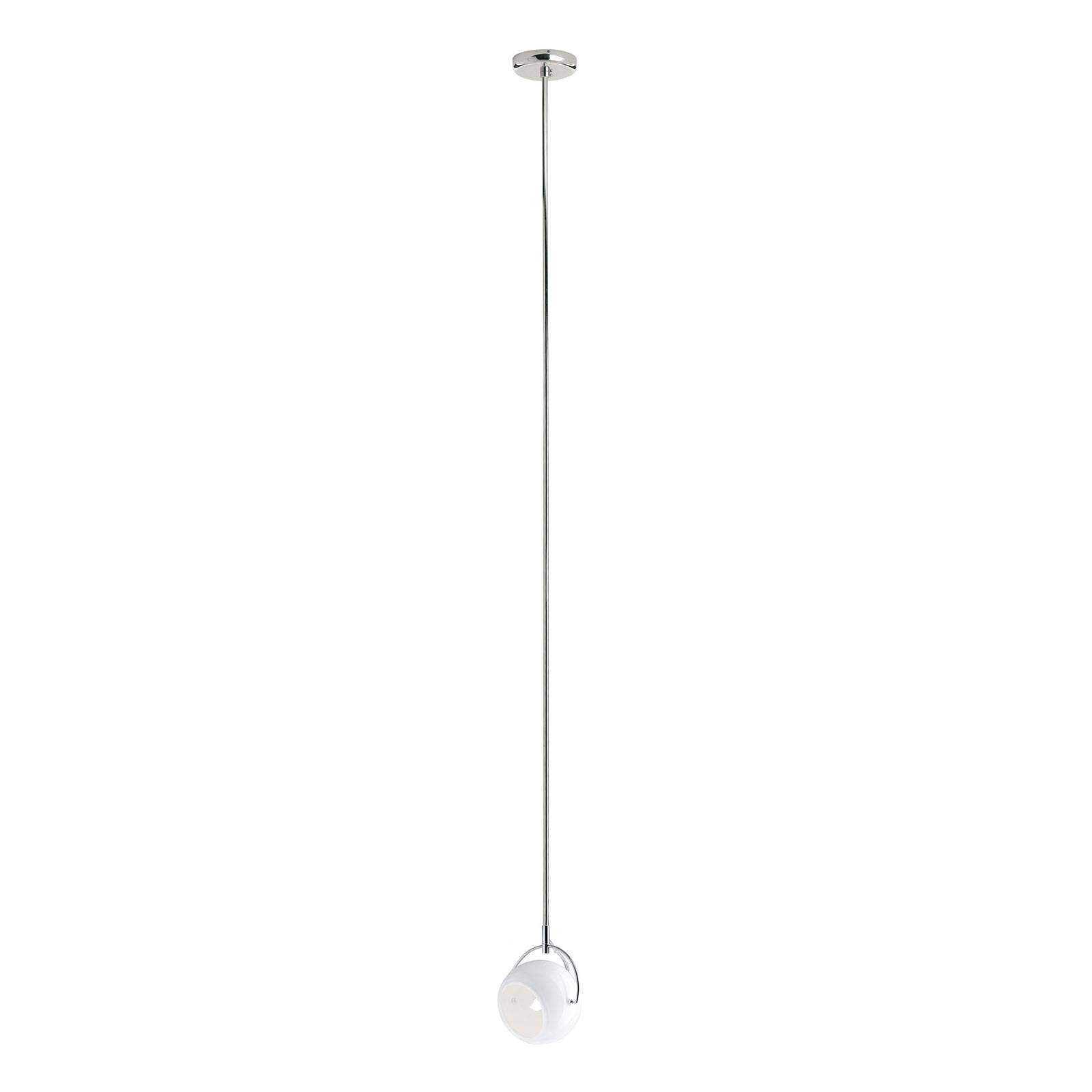 FABBIAN BELUGA WHITE SUSPENSION EN VERRE, Ø 9 CM