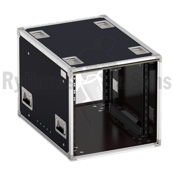 Flight case professionnel pour amplificateurs - OpenTop® suspendu 10U - profondeur 580mm - rangement pour 5 amplis D80 D&B_0