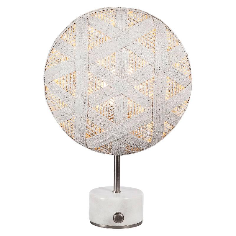 FORESTIER CHANPEN S HEXAGONAL TABLE ARGENTÉ/BLANC