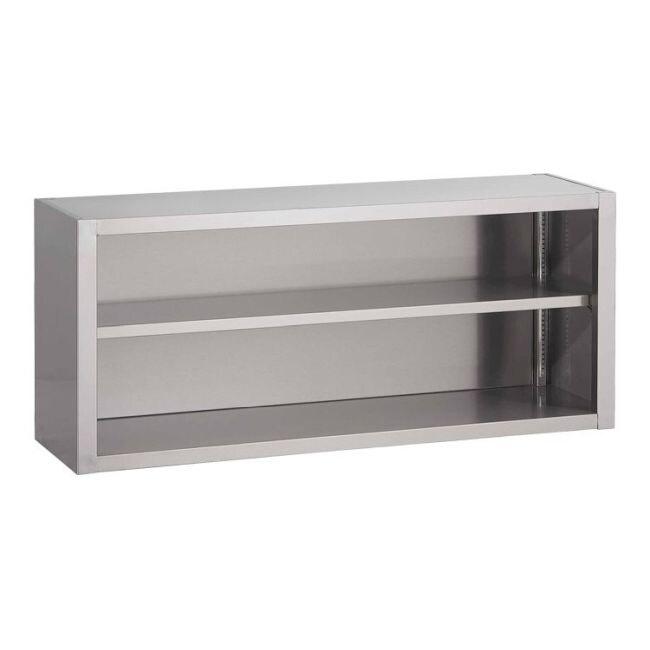 Gastro-Inox armoire murale ouverte en acier inoxydable 1900x400x660mm - inox 7445908598564_0