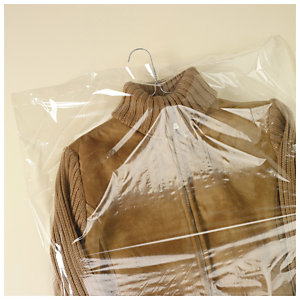 HOUSSE PLASTIQUE TRANSPARENTE POUR VÊTEMENTS 60X150 CM
