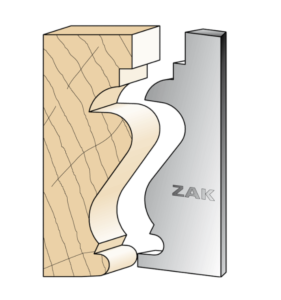 JEU DE 2 FERS ZAK534460 HAUTEUR 100MM
