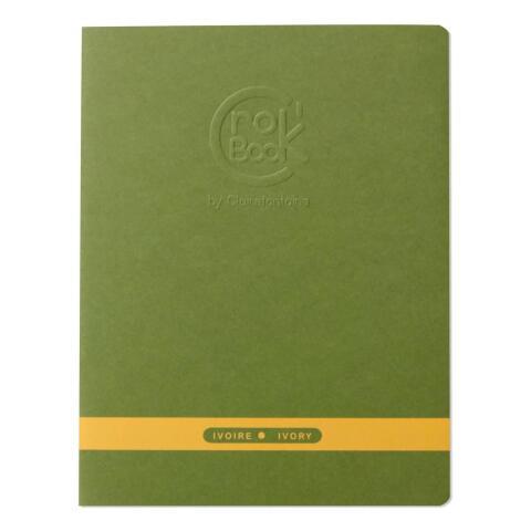 LOT DE 10 - CROK'BOOK CARNET PIQUÉ 24F 17X22CM 90G PAPIER IVOIRE F - ALÉATOIRE