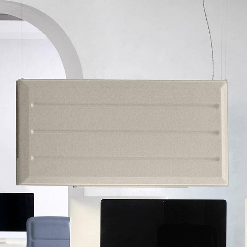 LUCEPLAN DIADE LED SUSPENSION VERTICALE BEIGE 120CM