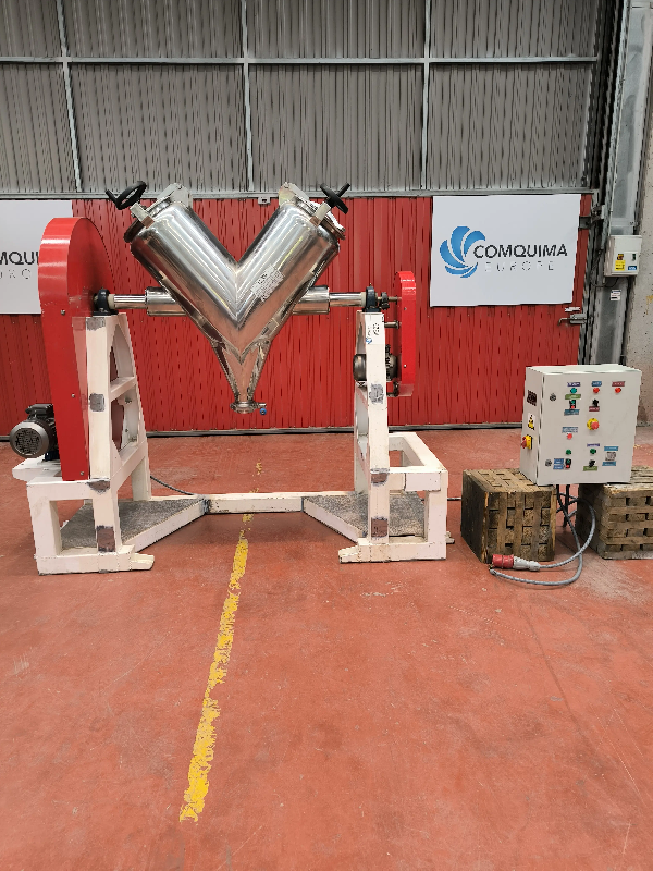 Mélangeur v en acier inoxydable 100 litres - référence : c8523_0