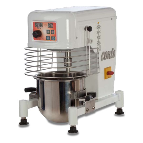 Mélangeur planétaire CONTI PL8B - robuste et puissant avec cuve 8L et outils en acier inox_0