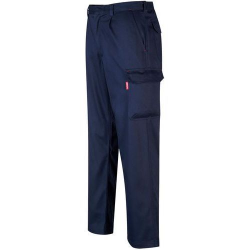 PANTALON RÉSISTANT FLAMME BIZWELD CARGO BZ31 L BLEU FONCÉ - PORTWEST