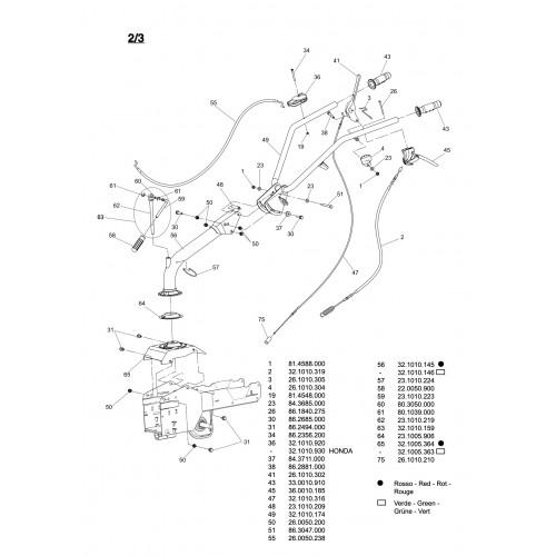 PIÈCE DÉTACHÉE 801039000 POUR CELLULE M210 - - ÉCLATÉ N°2 EUROSYSTEMS