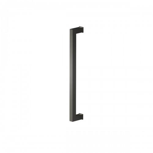 POIGNÉE BÂTON DE MARÉCHAL CARRÉE SEATTLE ES46 POUR PORTE BATTANTE - LONGUEUR 325 MM - GRIS TITANIUM KARCHER DESIGN