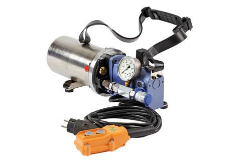 Pompe motorisée 2100 cm³ - compacte, portable et moteur électrique 230V 0,35 kW_0