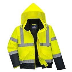 Portwest - Blouson de travail bicolore HV Jaune Taille XL - XL jaune polyester 5036108216239_0
