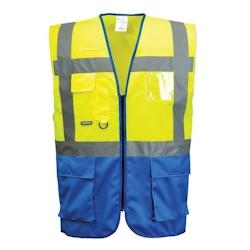 Portwest - Gilet HV Jaune / Bleu Roi Taille 3XL - XXXL jaune 5036108215133_0
