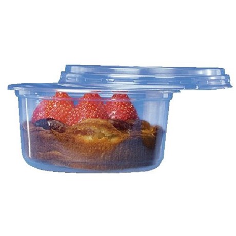 POT ROND JETABLE CRISTAL 250 CC (VENDU PAR 50)