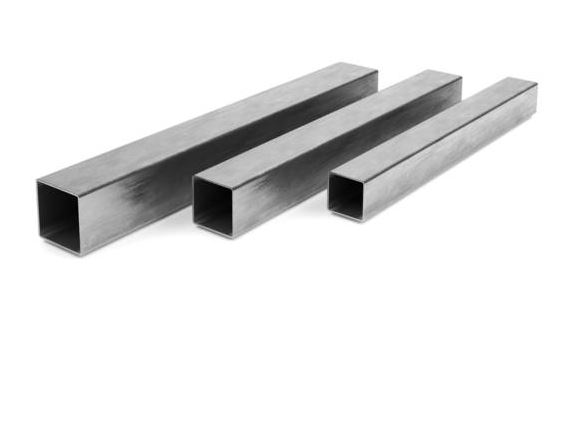 Profilés en alliage - tube carré en acier s235jrh - l6000 mm x epaisseur 2mm_0