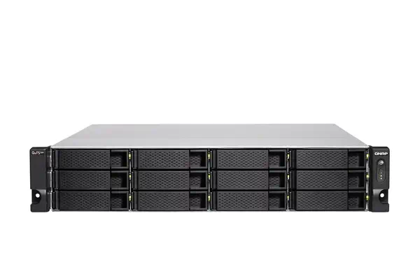 QNAP ts-h1886xu-rp-r2 nas rack (3 u) intel® xeon® d d-1622 32 go ddr4 0 to quts hero noir, gris_0
